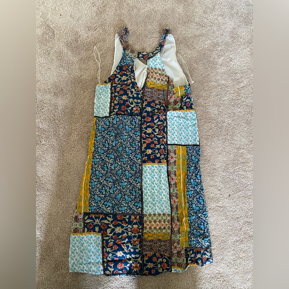 Black Bead Multi-color Dress